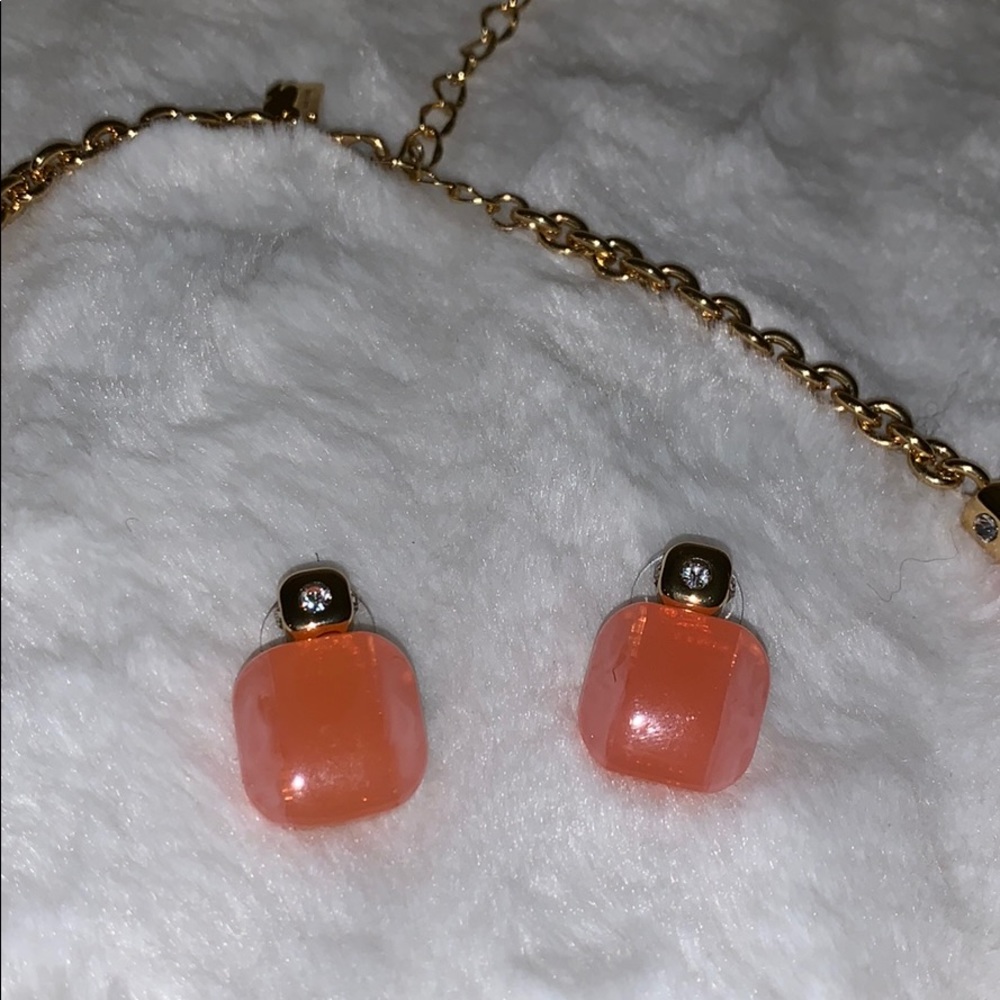 NWOT Kate Spade necklace & matching earrings ♠️ - Picture 7 of 7